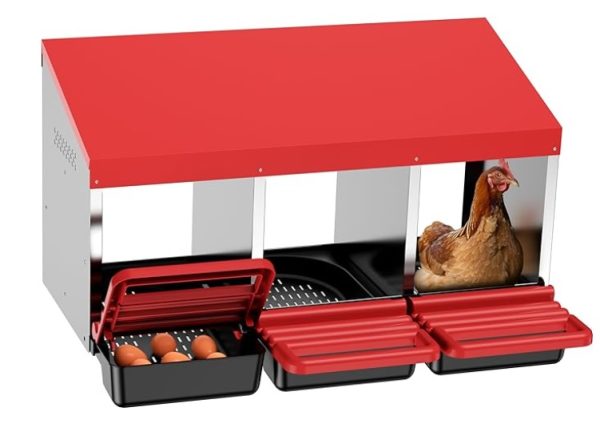 Rollout chicken nest box