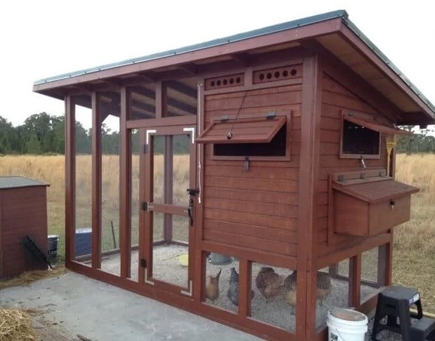 Chicken Coop Plan With Run “the Palace” for 5 to 7 Hens (SteamyKitchen)