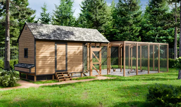 Free XXL chicken coop design for 50 chickens (EasyCoops)