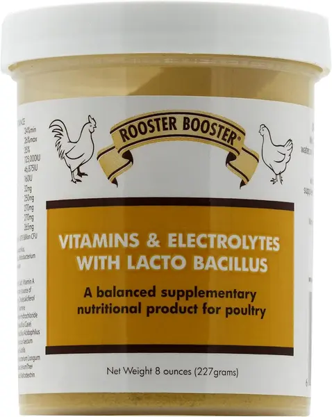 Rooster Booster Vitamins and Electrolytes with Lactobacillus